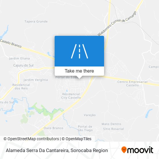 Alameda Serra Da Cantareira map