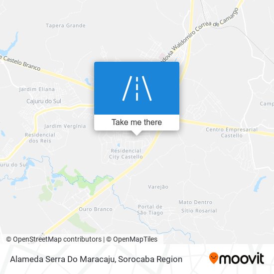 Alameda Serra Do Maracaju map