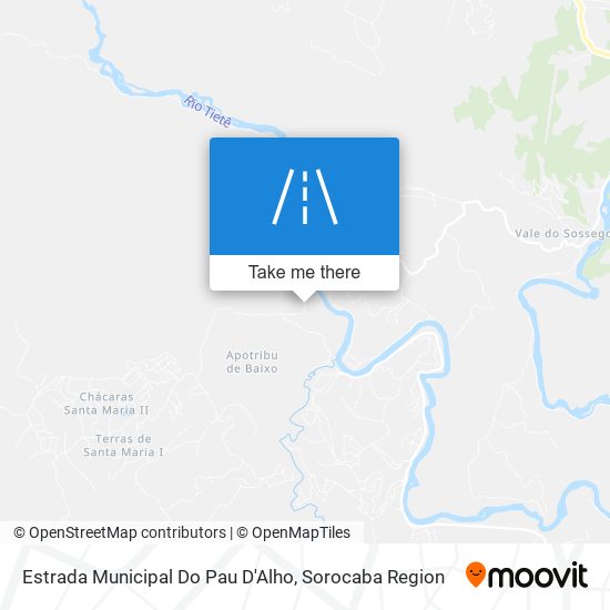 Estrada Municipal Do Pau D'Alho map