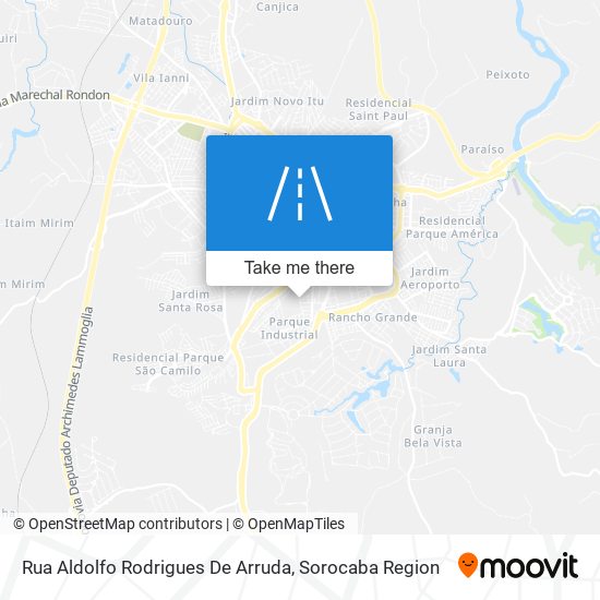 Mapa Rua Aldolfo Rodrigues De Arruda