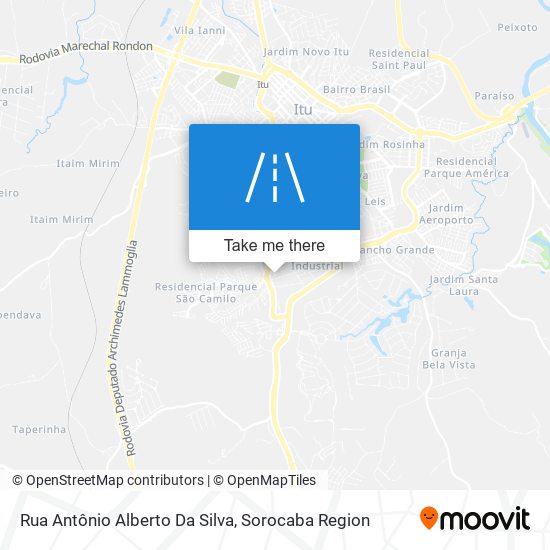 Rua Antônio Alberto Da Silva map