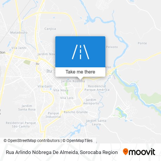 Rua Arlindo Nóbrega De Almeida map