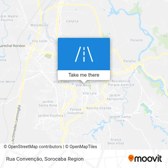 Rua Convenção map