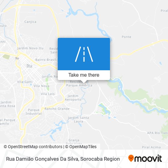 Mapa Rua Damião Gonçalves Da Silva