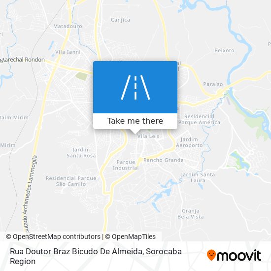 Rua Doutor Braz Bicudo De Almeida map