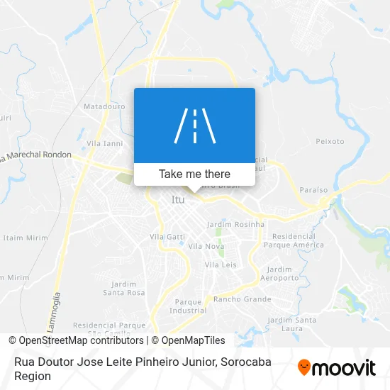 Rua Doutor Jose Leite Pinheiro Junior map