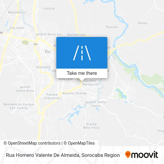 Rua Homero Valente De Almeida map