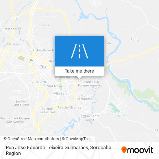 Rua José Eduardo Teixeira Guimarães map