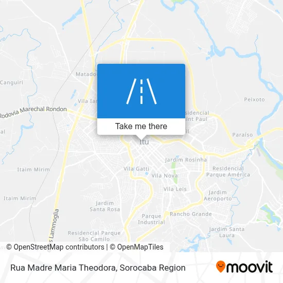 Rua Madre Maria Theodora map