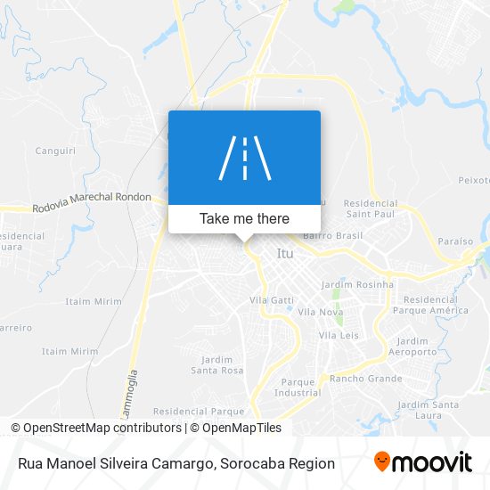 Rua Manoel Silveira Camargo map