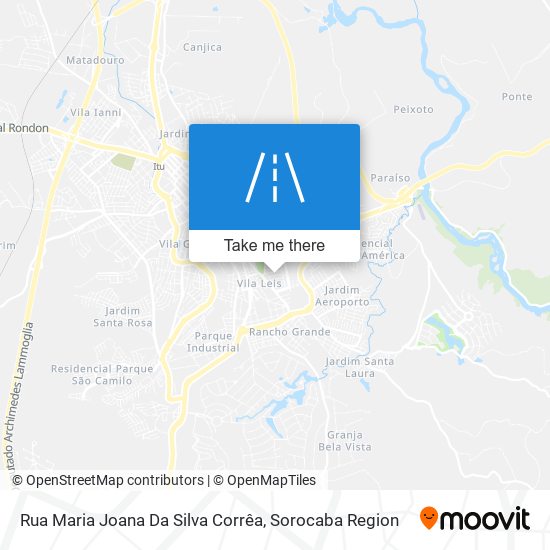 Mapa Rua Maria Joana Da Silva Corrêa