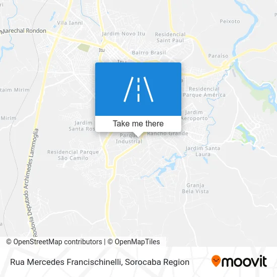 Rua Mercedes Francischinelli map