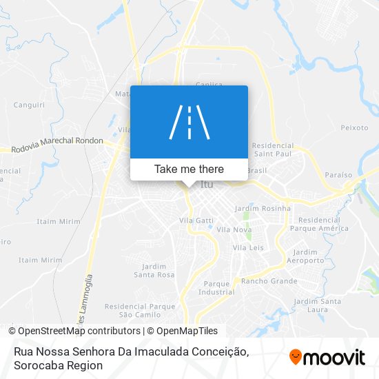 Rua Nossa Senhora Da Imaculada Conceição map