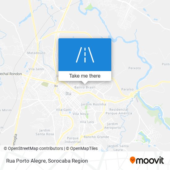 Mapa Rua Porto Alegre