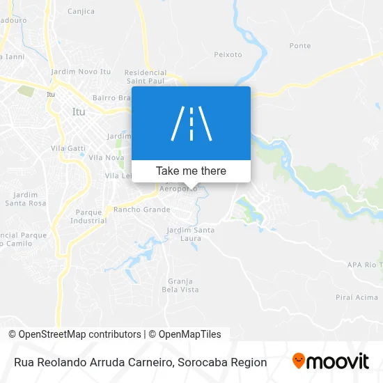 Rua Reolando Arruda Carneiro map