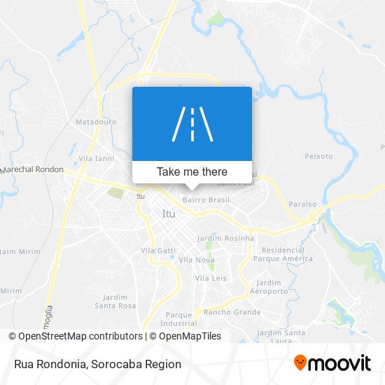 Rua Rondonia map