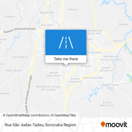 Rua São Judas Tadeu map