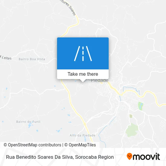 Rua Benedito Soares Da Silva map
