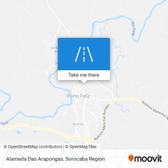 Alameda Das Arapongas map