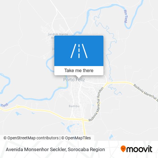 Avenida Monsenhor Seckler map