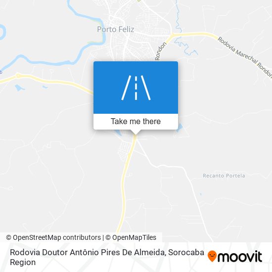 Rodovia Doutor Antônio Pires De Almeida map