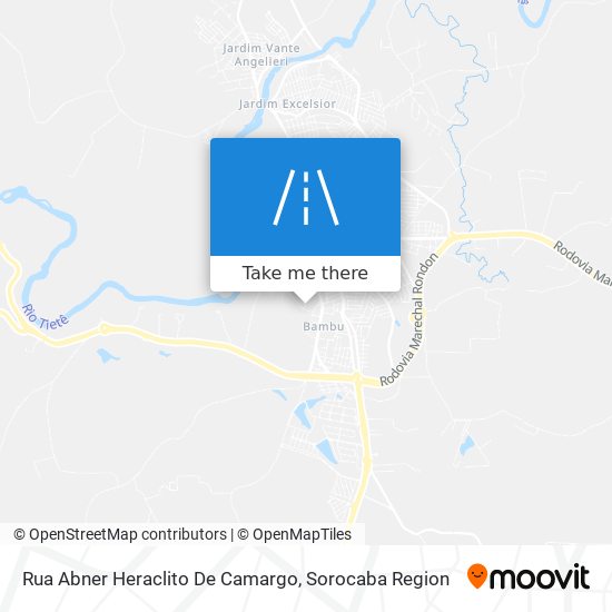 Mapa Rua Abner Heraclito De Camargo