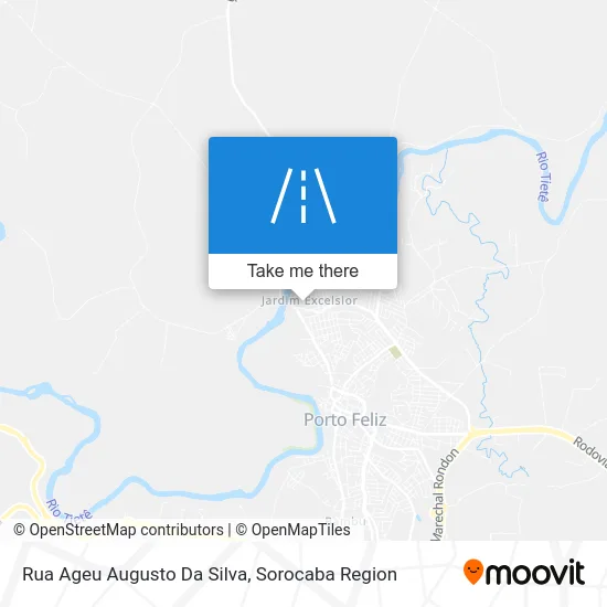 Rua Ageu Augusto Da Silva map