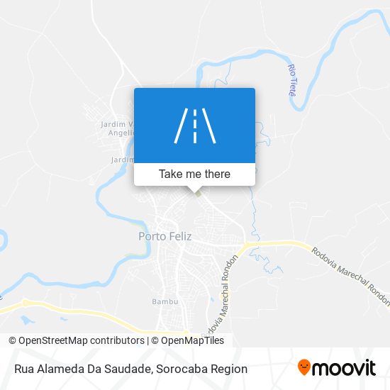 Rua Alameda Da Saudade map