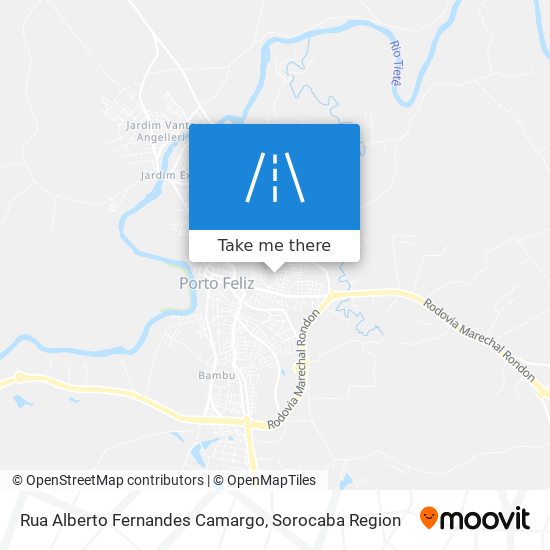 Rua Alberto Fernandes Camargo map