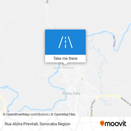 Mapa Rua Alzira Previtali
