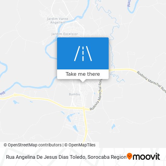 Rua Angelina De Jesus Dias Toledo map