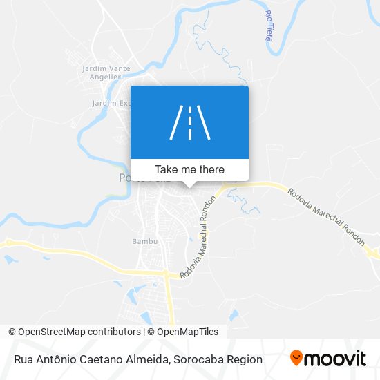 Rua Antônio Caetano Almeida map