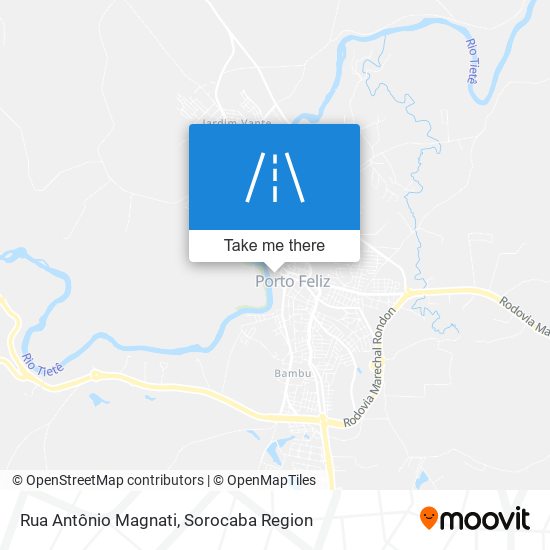 Mapa Rua Antônio Magnati