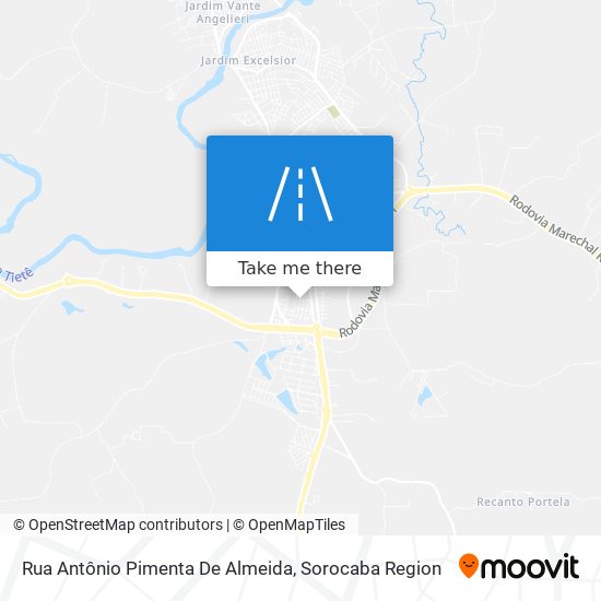 Mapa Rua Antônio Pimenta De Almeida