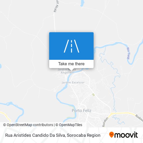 Mapa Rua Aristides Candido Da Silva