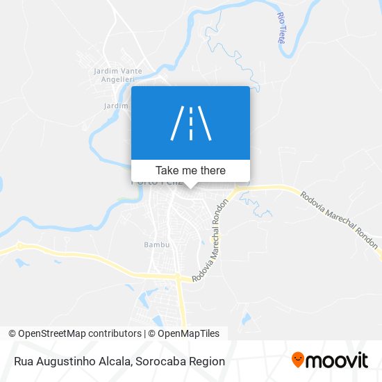 Mapa Rua Augustinho Alcala