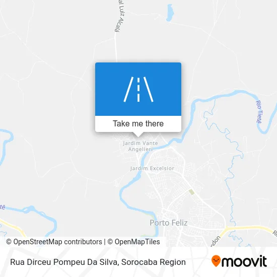 Rua Dirceu Pompeu Da Silva map