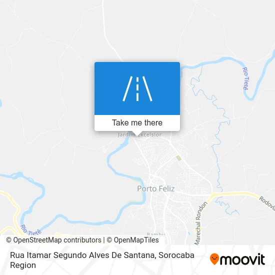 Rua Itamar Segundo Alves De Santana map