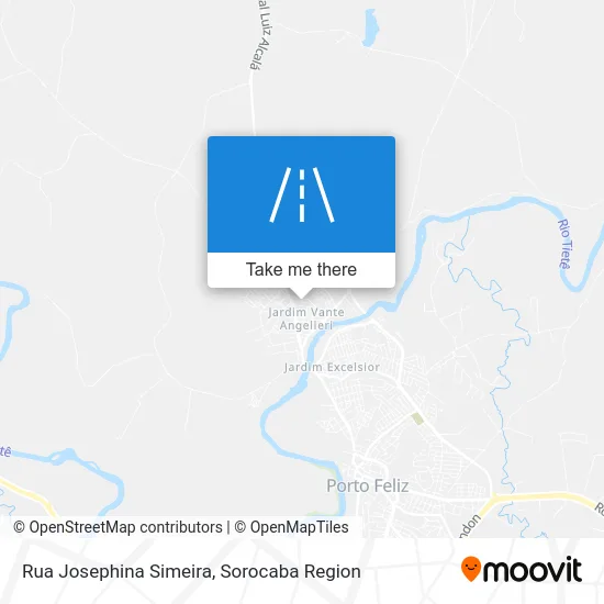Rua Josephina Simeira map