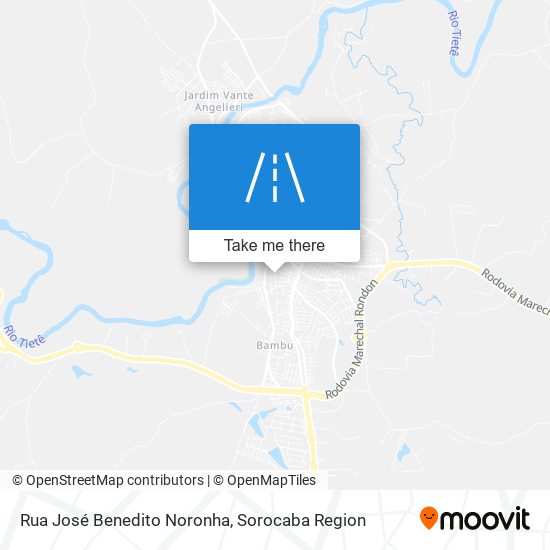 Mapa Rua José Benedito Noronha