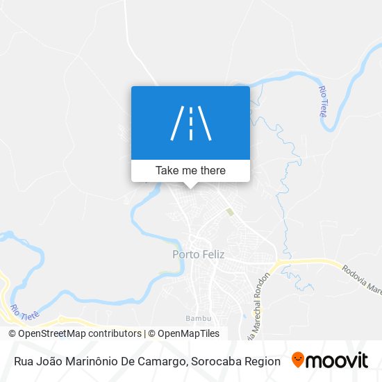 Rua João Marinônio De Camargo map