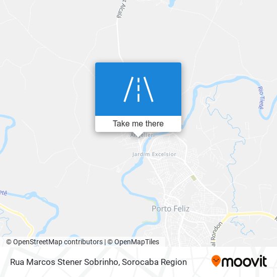 Mapa Rua Marcos Stener Sobrinho