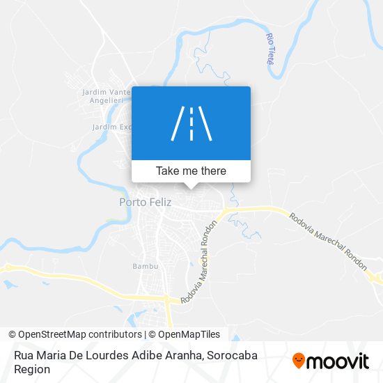 Rua Maria De Lourdes Adibe Aranha map