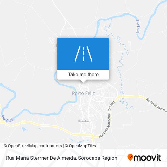 Rua Maria Sterrner De Almeida map