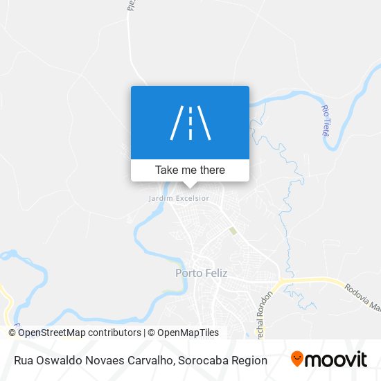 Mapa Rua Oswaldo Novaes Carvalho