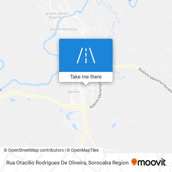 Mapa Rua Otacilio Rodrigues De Oliveira