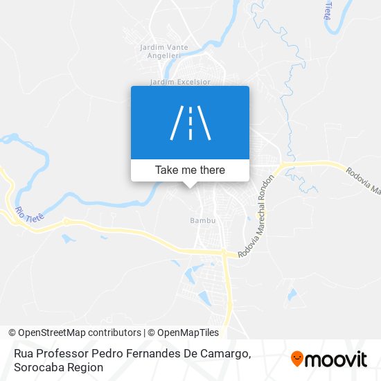 Rua Professor Pedro Fernandes De Camargo map