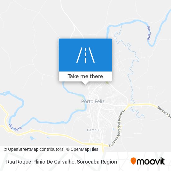Mapa Rua Roque Plinio De Carvalho