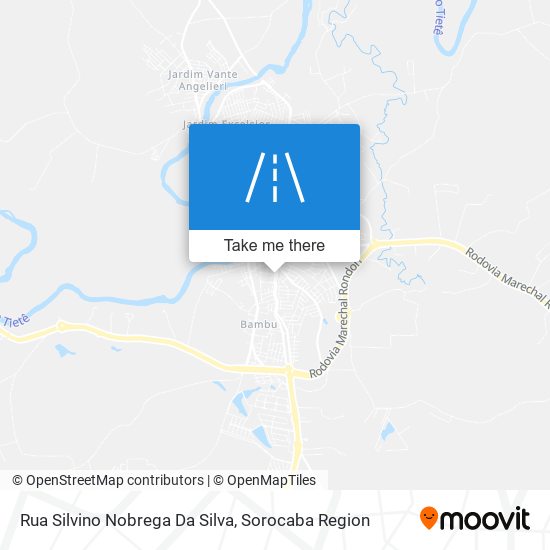 Rua Silvino Nobrega Da Silva map