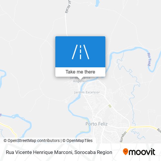 Mapa Rua Vicente Henrique Marconi